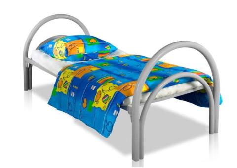 Надежные металлические кровати с сеткой из прокатной пружины